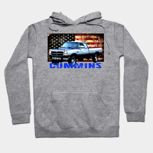 DODGE RAM FIRST GEN CUMMINS DIESEL Hoodie by Cult Classics